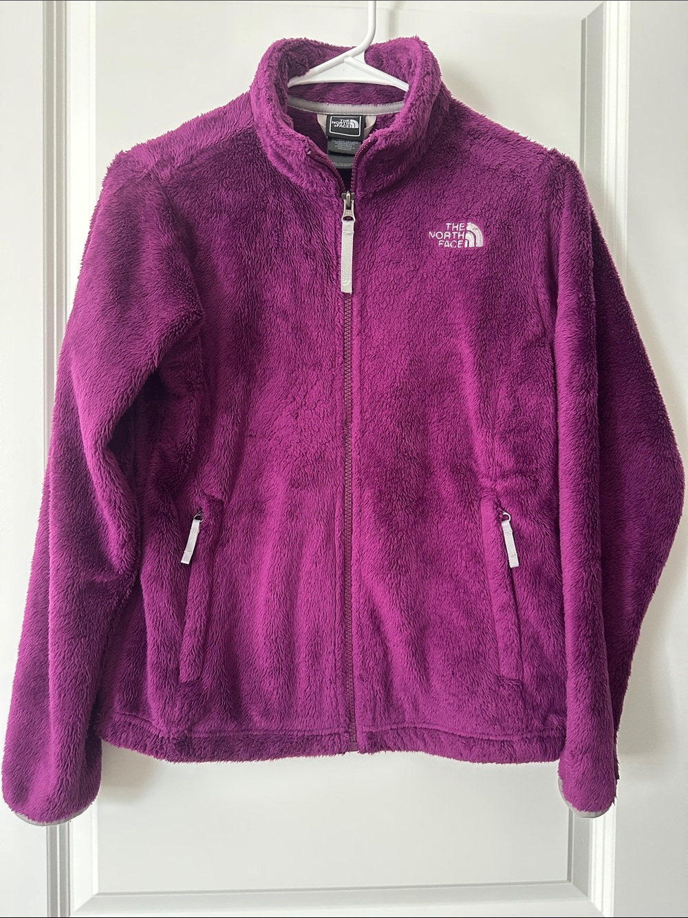 The North Face Fuzzy Full Zip Jacket, Size L.